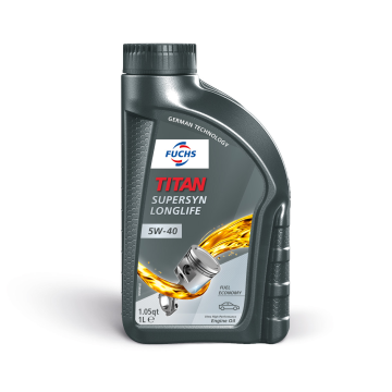FUCHS Titan Supersyn LongLife 5W-40 Engine Oil - Case of 12 (Liters)
